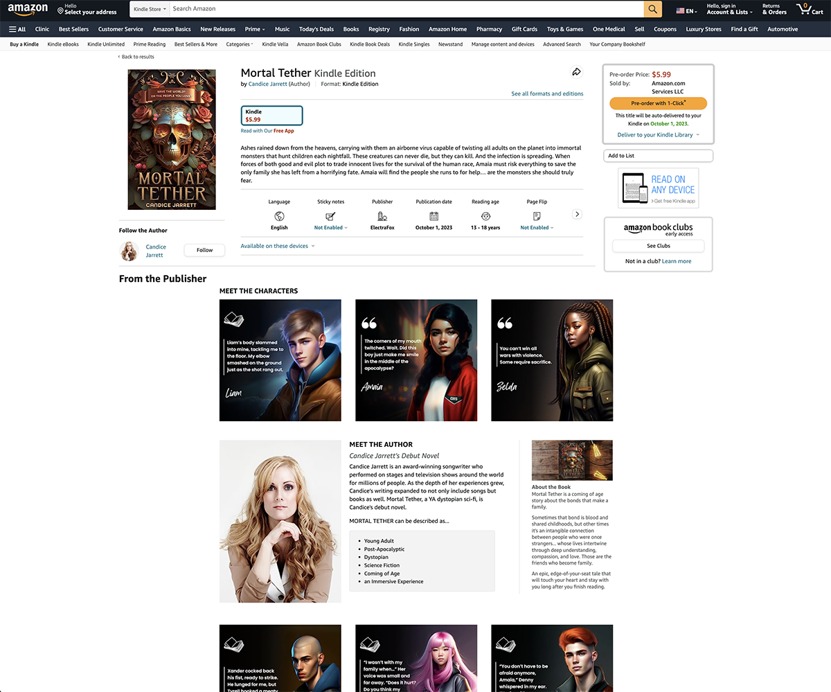 Amazon A+ Content for Amazon KDP Book Example