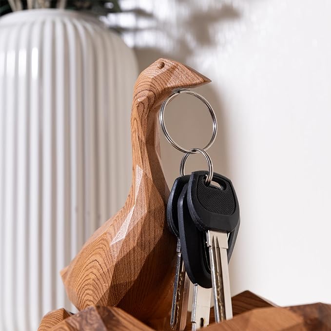Wooden Duck Key Holder