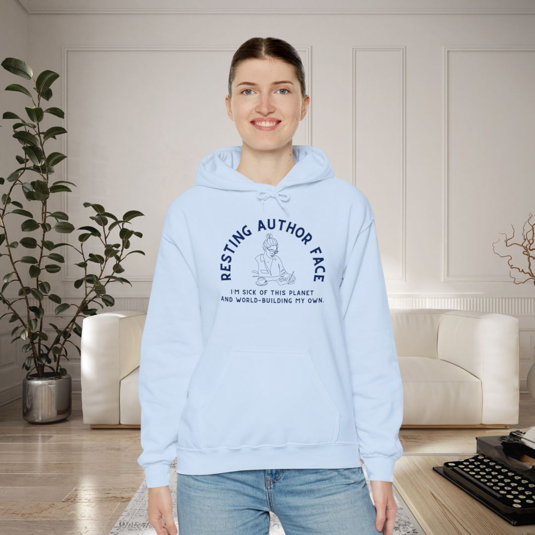 Resting Author Face Hoodie